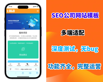SEO优化公司官网模板网络公司企业网站PC版移动端自适应免授权独立部署网站系统源码1